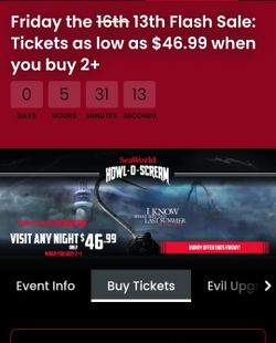 Howl O Scream Sea World