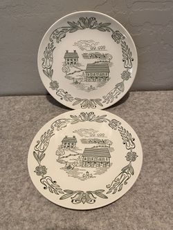 Vintage Royal China Inc plate made in the USA in the 1950’s