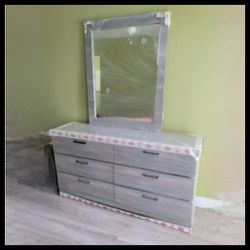 NEW DOUBLE DRESSER WITH MIRROR 🛠️ ASSEMBLED