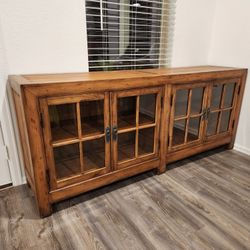 Ethan Allen Four Door Buffet Cabinet