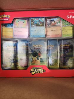 Pokémon TCG Mega Evolution Ascended Heroes 5-Pack Box