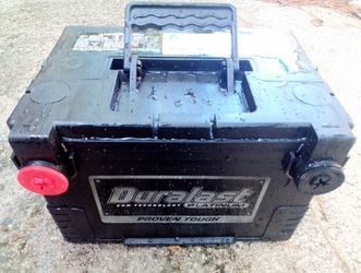 Duralast Platinum AGM group 78 car truck battery perfect condition