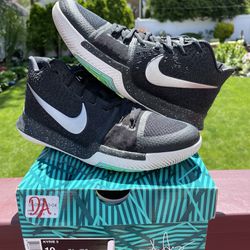 Nike Kyrie 3 Black Ice Men’s Size 10 ~ 852395-018 ~ GREAT CONDITION