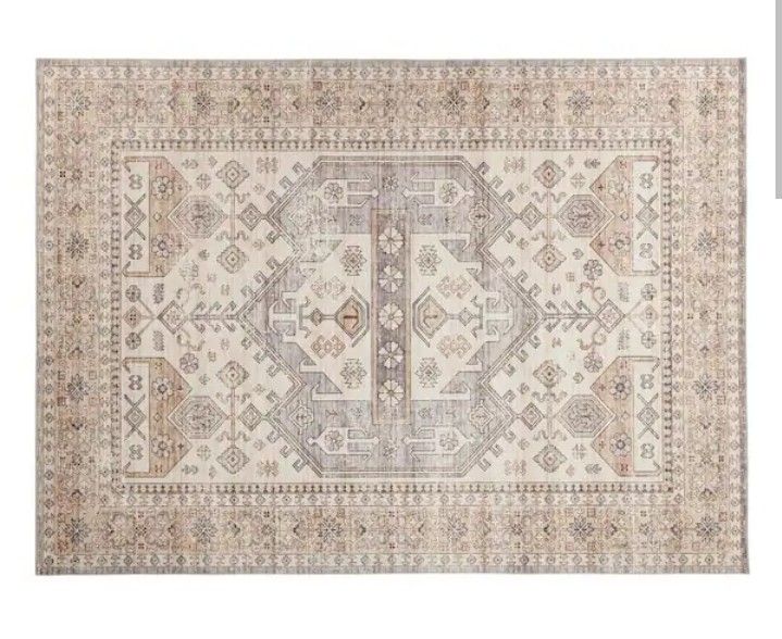 Home Decorators Collection
Harmony Global Sand 6 ft. x 9 ft. Indoor Machine Washable Area Rug
