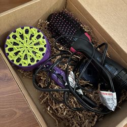 FREE - Revlon Roundbrush Hairdryer and BedHead Diffuser