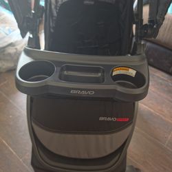 Chicco Bravo Sport Trio Travel System - Iron (Black), New