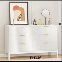 6 Drawer Dresser In White price Is FIRm