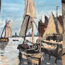 Monet painting repainted