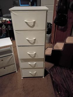 3 piece 5-Drawer Fabric Storage Dressers