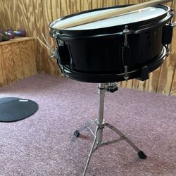 Drum Snare , Stand And Sticks