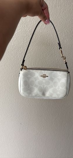 White coach bag