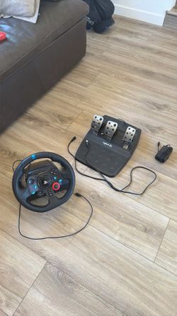 Logitech G29 Steering Wheel and Pedals.