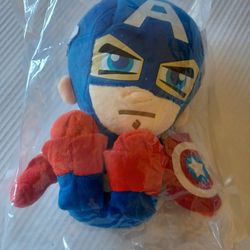 Captain America With Shield Plush Toy  Avengers 