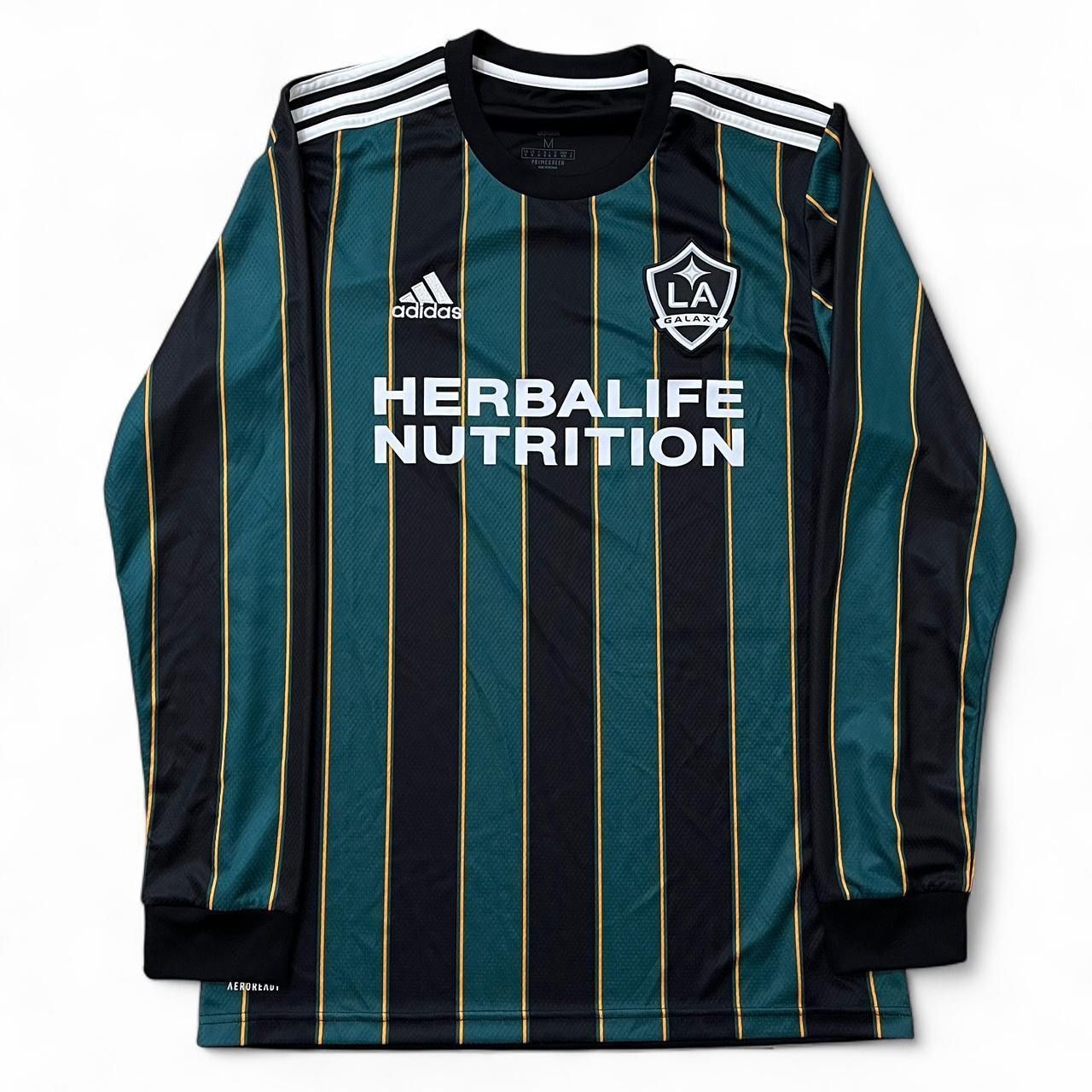 BRAND NEW! LA GALAXY 21/22 Away Long Sleeve Adidas Jersey, Men’s Medium