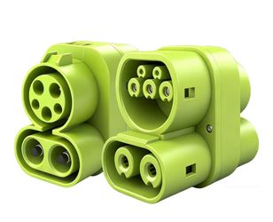 CCS1 to CCS2 Adapter EV Charger Adapter DC 1000V 400A and AC 32A EV Charger Connector Type 1 to Type 2 Adapter SAE j1772 to IEC62196