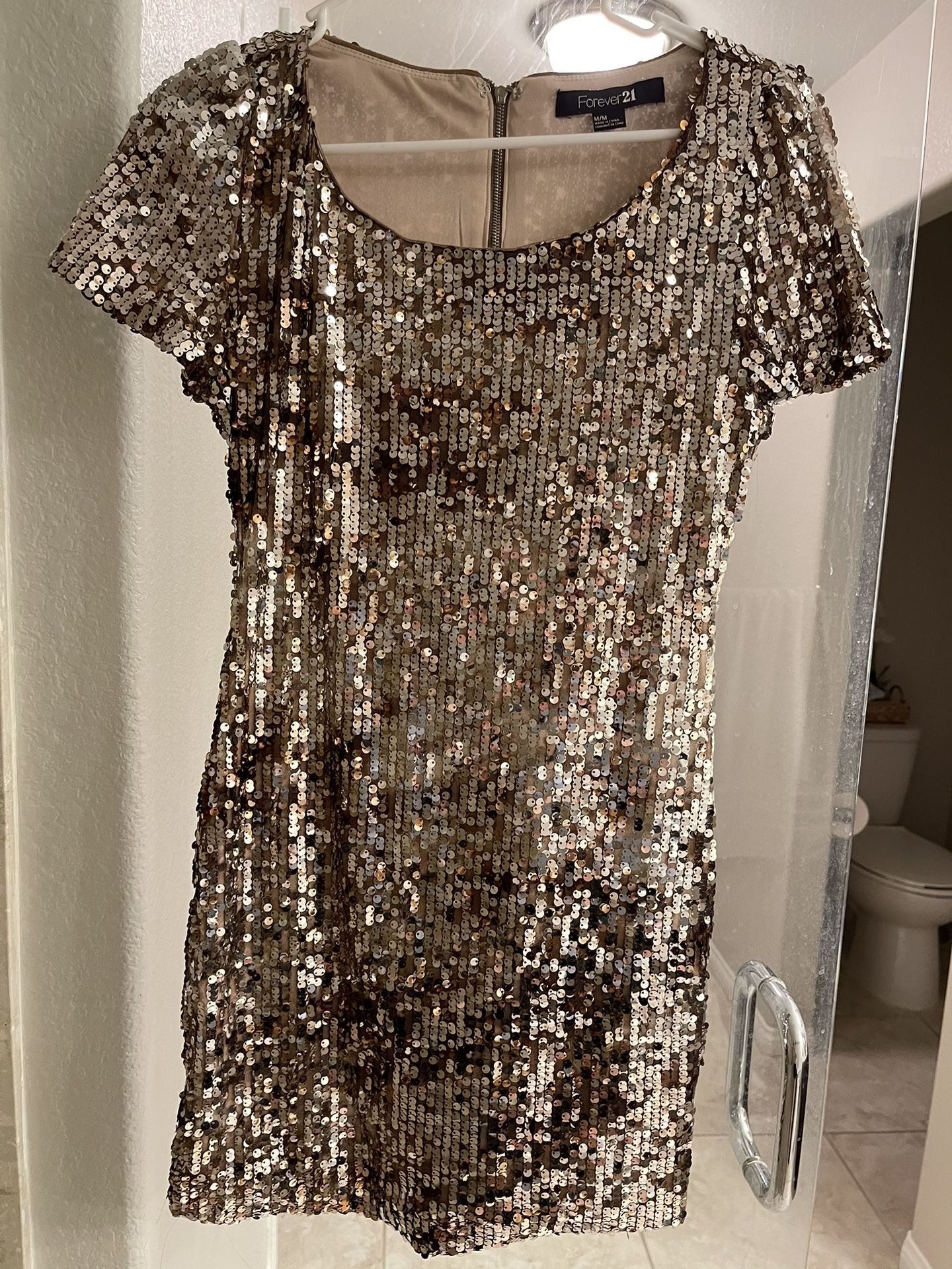 Sequin Gold/bronze Dress