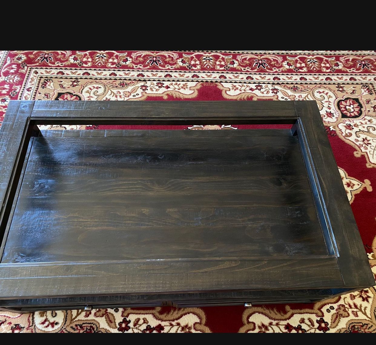 Valencia coffee table-and TV Console From Living Spaces