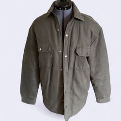 Dickies Jacket Men S Duck Canvas Quilt Lined Heavy Work Coat Sz S