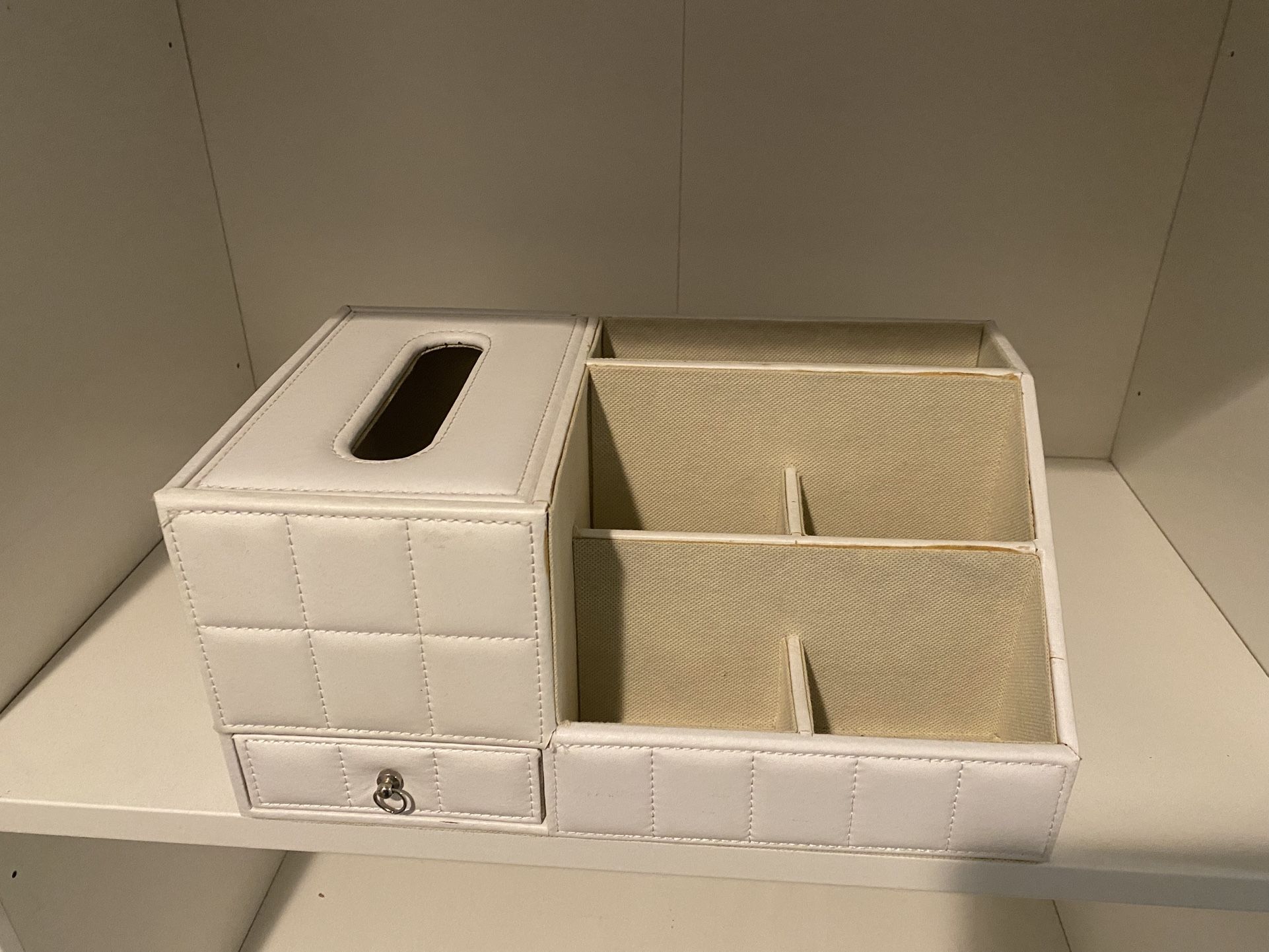 Makeup Organizer Set – White & Black