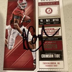 Amari Cooper Autographed Card with COA 