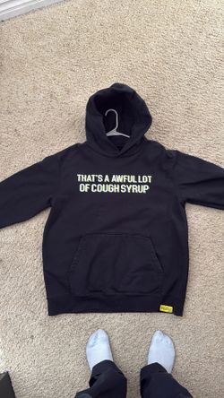 ALOCS Cartoon Font Pullover Hoodie