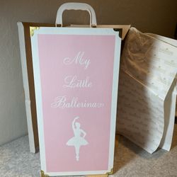 Vintage 1994 Ashton Drake My Little Ballerina Doll Case Trunk