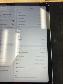 iPad 11gen A16 128gb WiFi n Cellular unlocked