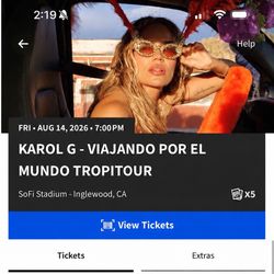 KAROL G - VIAJANDO POR EL MUNDO TROPITOUR