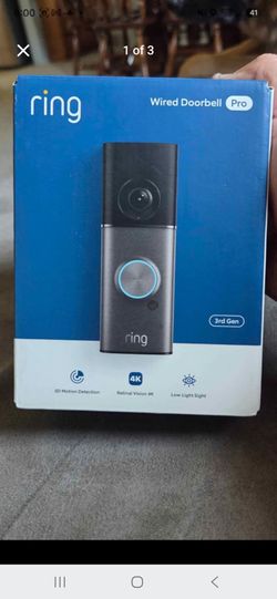 Rink 4k doorbell gen 3 wired