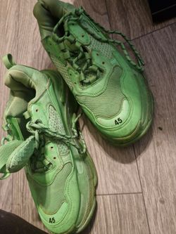 Balenciaga 45 green shoes
