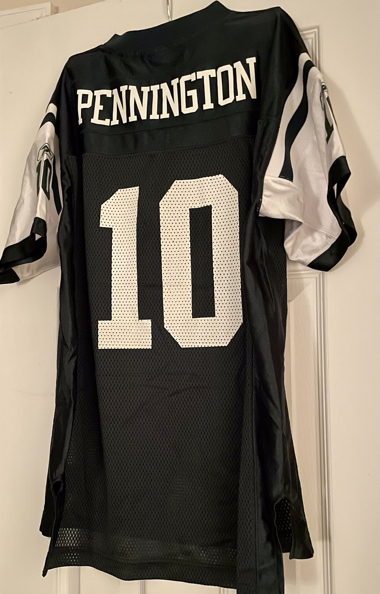 Authentic NFL Chad Pennington On Field Jets Jersey, Size Youth Extra-Large