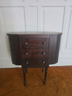 Antique Martha Washington Sewing Cabinet
