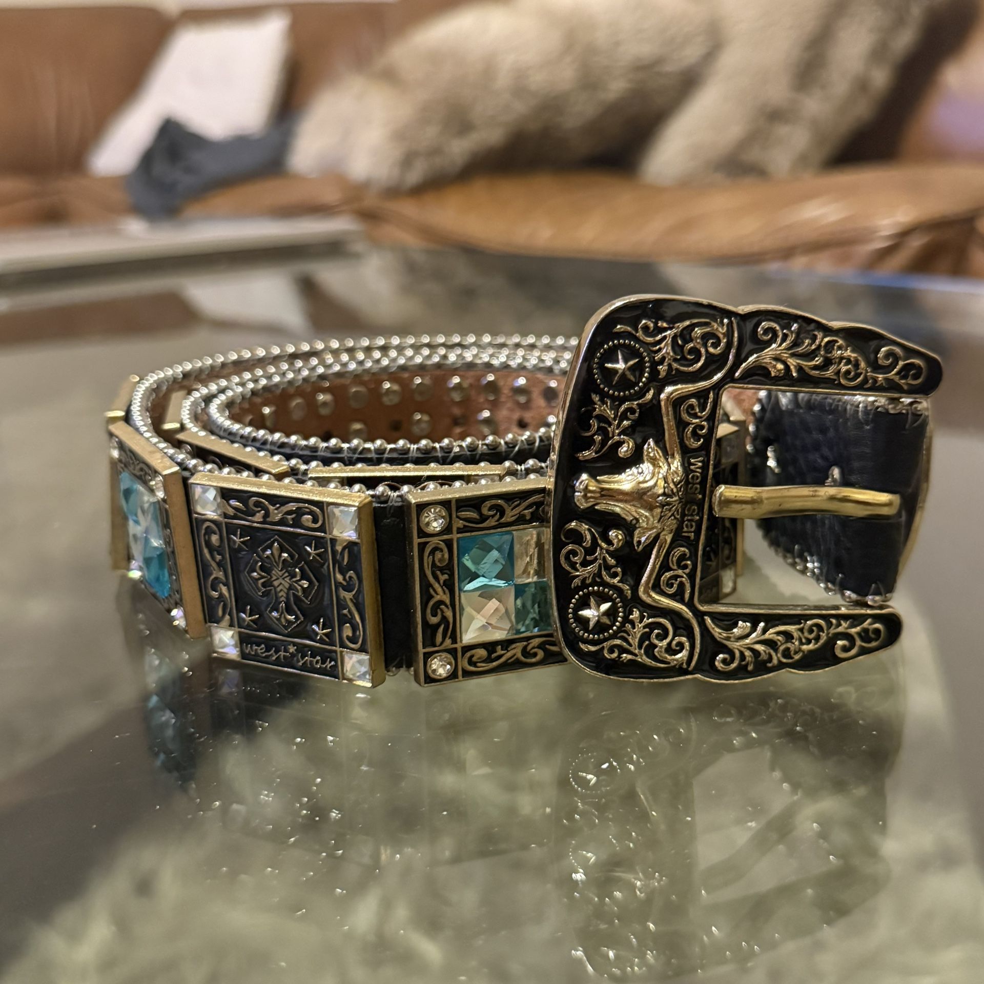 Rhinestone Belt