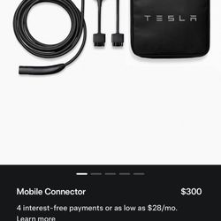 Brand New Tesla Mobil Connector Gen3