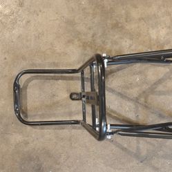 Front Bicycle Pannier Rack, 15KG Capacity, Mountain Cargo Rack, Steel, Black