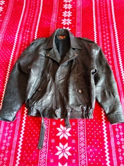 Seiko Men's Leather Jacket. Size XL. Like new.