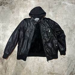 American Breed Leather Jacket Mens M