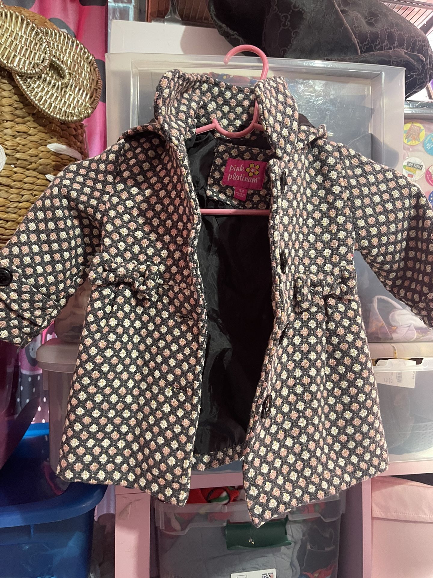 PINK PLATINUM TODDLER JACKET
