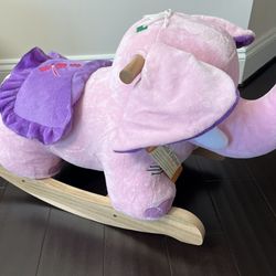 Elephant Plush Rocker