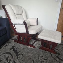 Rocker chair with footrest