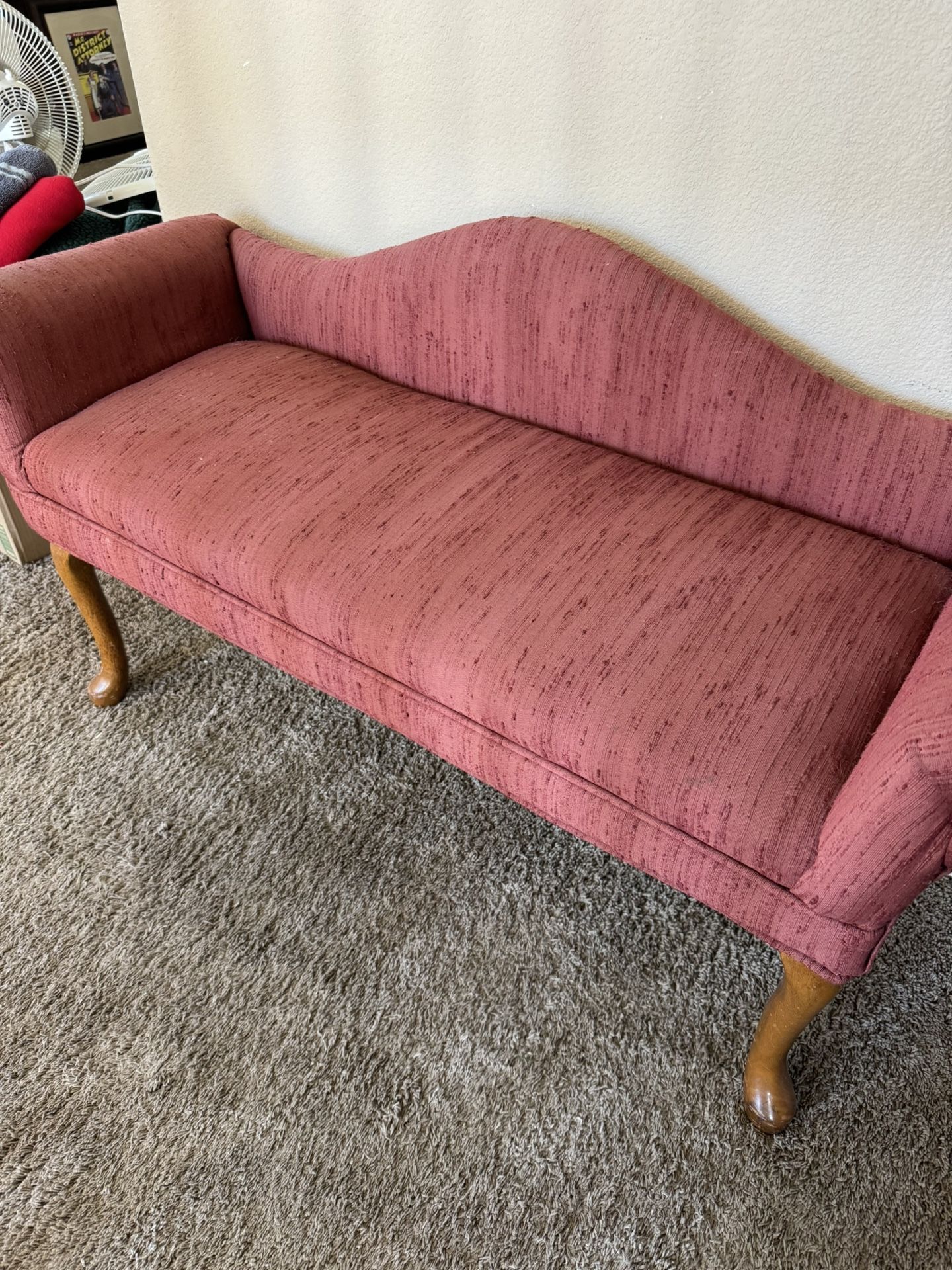 Red Small Bench