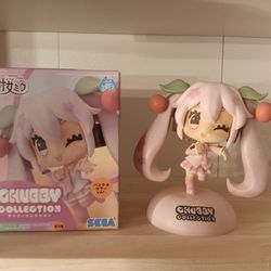 SEGA Chubby Collection Sakura Miku (Pastel Variant) Figure