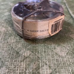 Wire-20 Gauge Galvanized Steel, Item 42875 - New Unopened Spool 