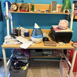 Tribesigns Computer Desks Hutch And Bookshelf