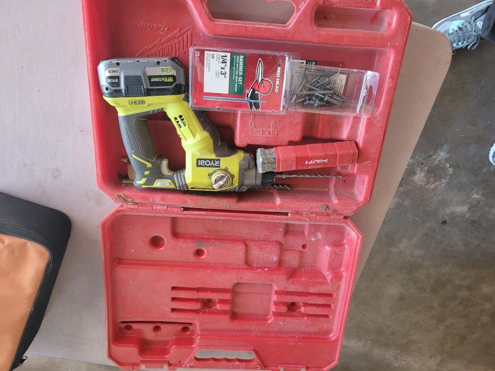 Ryobi One+ Cordless Rotary Hammerdrill