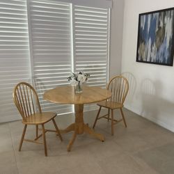 Dining table with 2 chairs