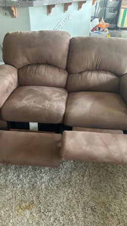 Double Suede recliner