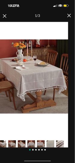 Farmhouse tablecloth