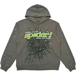 Gray spider hoodie