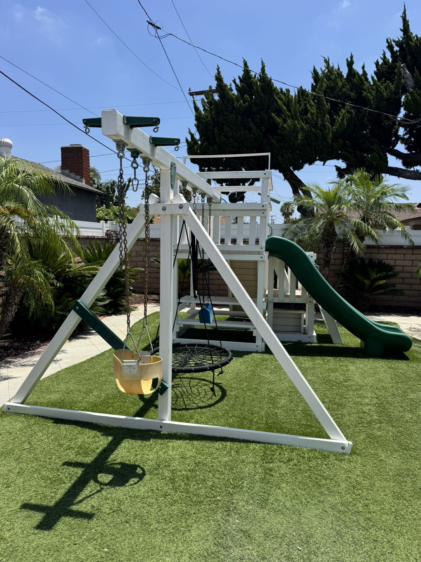 Swing Set Slide Play Set 